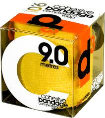 D3 Cohesive Bandage Compression Wrap 10mx50mm YELLOW N/A