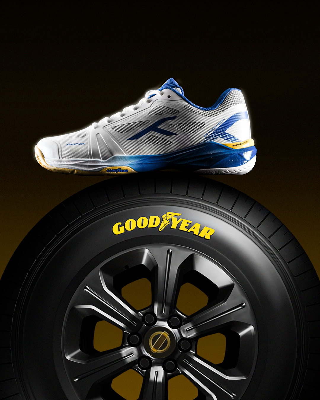 Hundred Phenom Badminton Shoes HBFS-5M243-5 Badminton Shoes Hundred