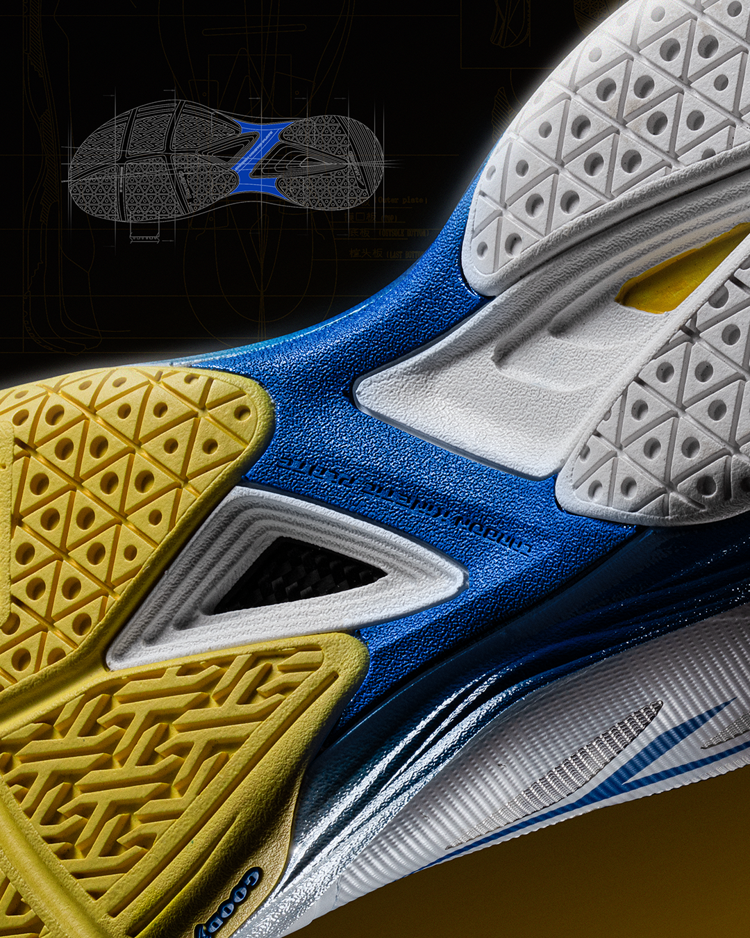 Hundred Phenom Badminton Shoes HBFS-5M243-5 Badminton Shoes Hundred