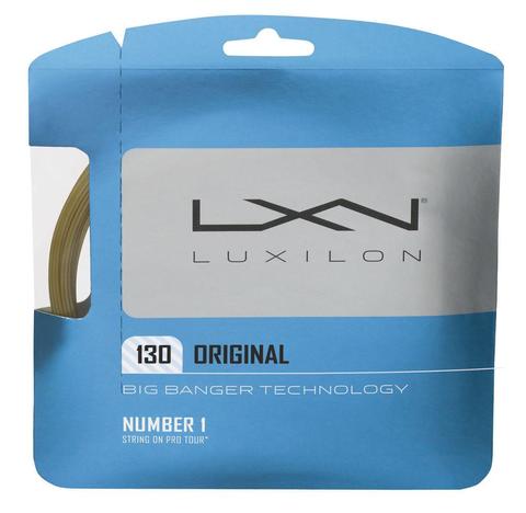 Luxilon Big Banger Original Amber Tennis String 16 1.30mm Set 12m Set String (Packs) Luxilon