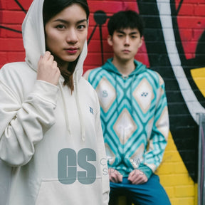 Yonex Coiled Snake Unisex Hood Ivory Clothing Yonex