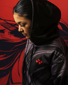 Pre-Order Yonex War Horse – Unisex Overhead Hoodie (Black) Yonex CNY2026 Hood Sweat B Unisex Clothing Yonex