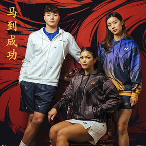 Pre-Order Yonex Imperial Charge – Unisex Overhead Hoodie (Celestial Purple / Pale Gold) Yonex CNY2026 Hood Sweat B Unisex Clothing Yonex