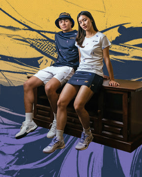 Pre-Order Yonex Legend’s Crown – Reversible Bucket Hat (Ink Blue | Celestial Purple / Pale Gold) Yonex CNY2026 Reversible Bucket Hat A Unisex Clothing Yonex