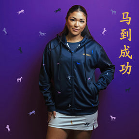 Pre-Order Yonex Heavenly Rider – Unisex Zip Hoodie (White) Yonex CNY2026 Zip Hood Sweat A Unisex Clothing Yonex