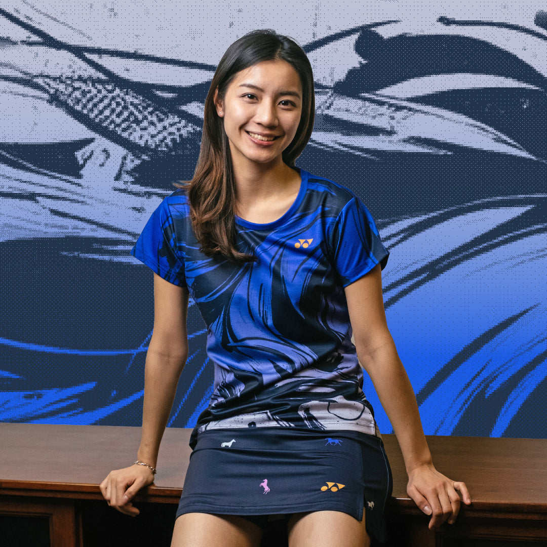 Pre-Order Yonex Galloping Elegance – Women’s Performance Skort (Ink Blue) Yonex CNY2026 Game Skort A Women Clothing Yonex
