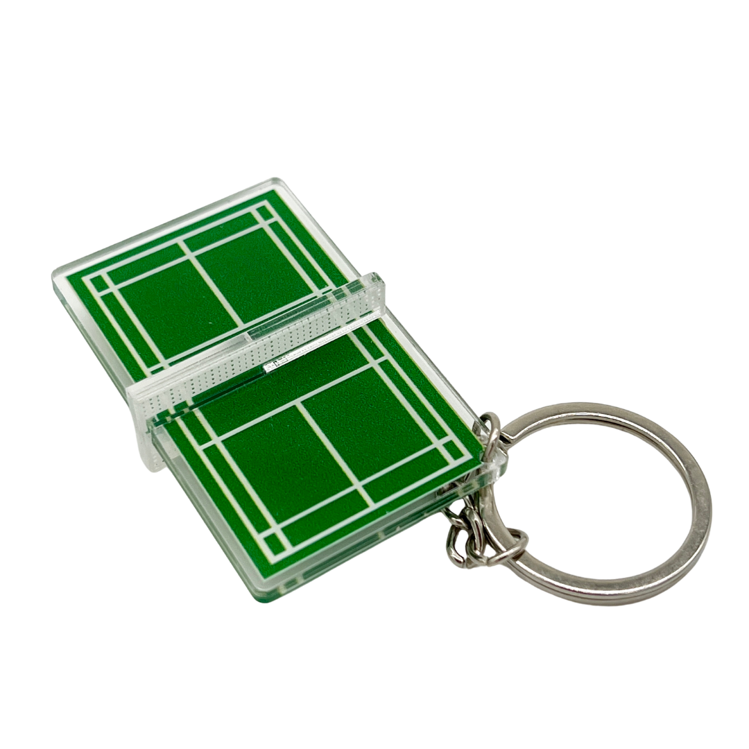 Central Sports Tennis Court Keychain