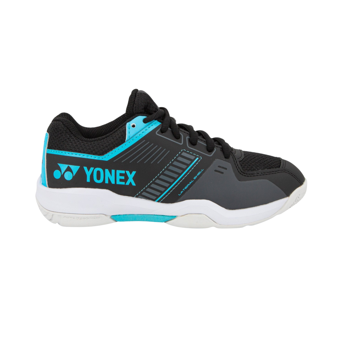 Yonex SHBSF1JREX PC Strider Flow Badminton Shoe Junior Lace - Black/Blue shoes Yonex