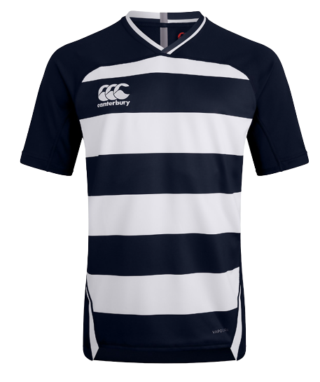Canterbury Evader Hooped Jersey Mens QA004232 NAVY WHITE Rugby Jersey Canterbury
