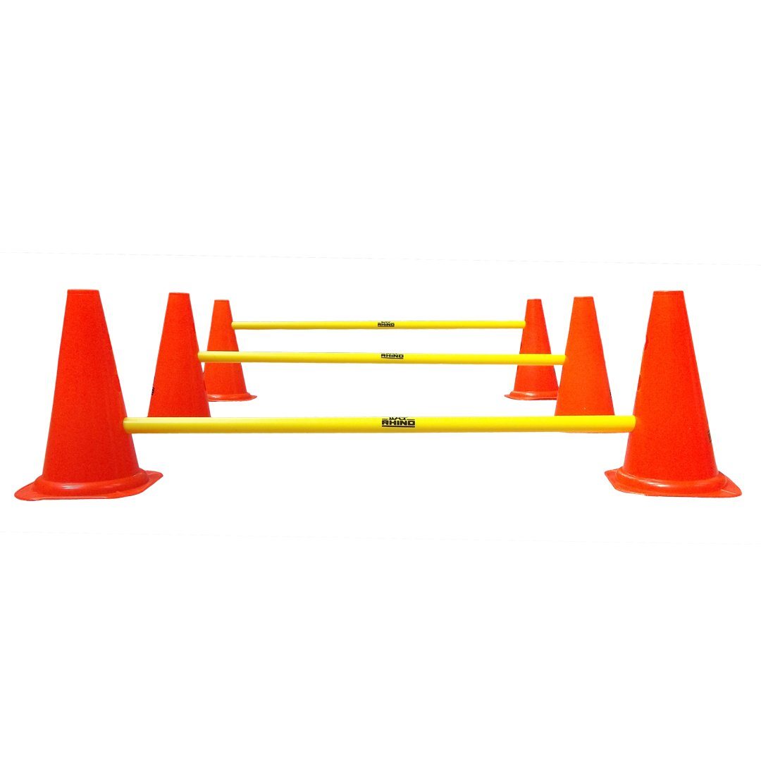 Rhino cone ladder set, six hurdles