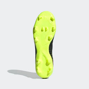 Adidas Copa Sense.3 FG Football Boots Men – Core Black / Bright Cyan / Team Solar Yellow