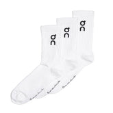 On Logo Sock High Unisex 3 pack - White White Clothing On Running