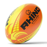 Rhino Cyclone Rugby Training Ball Orange Yellow Rugby Training Ball Rhino