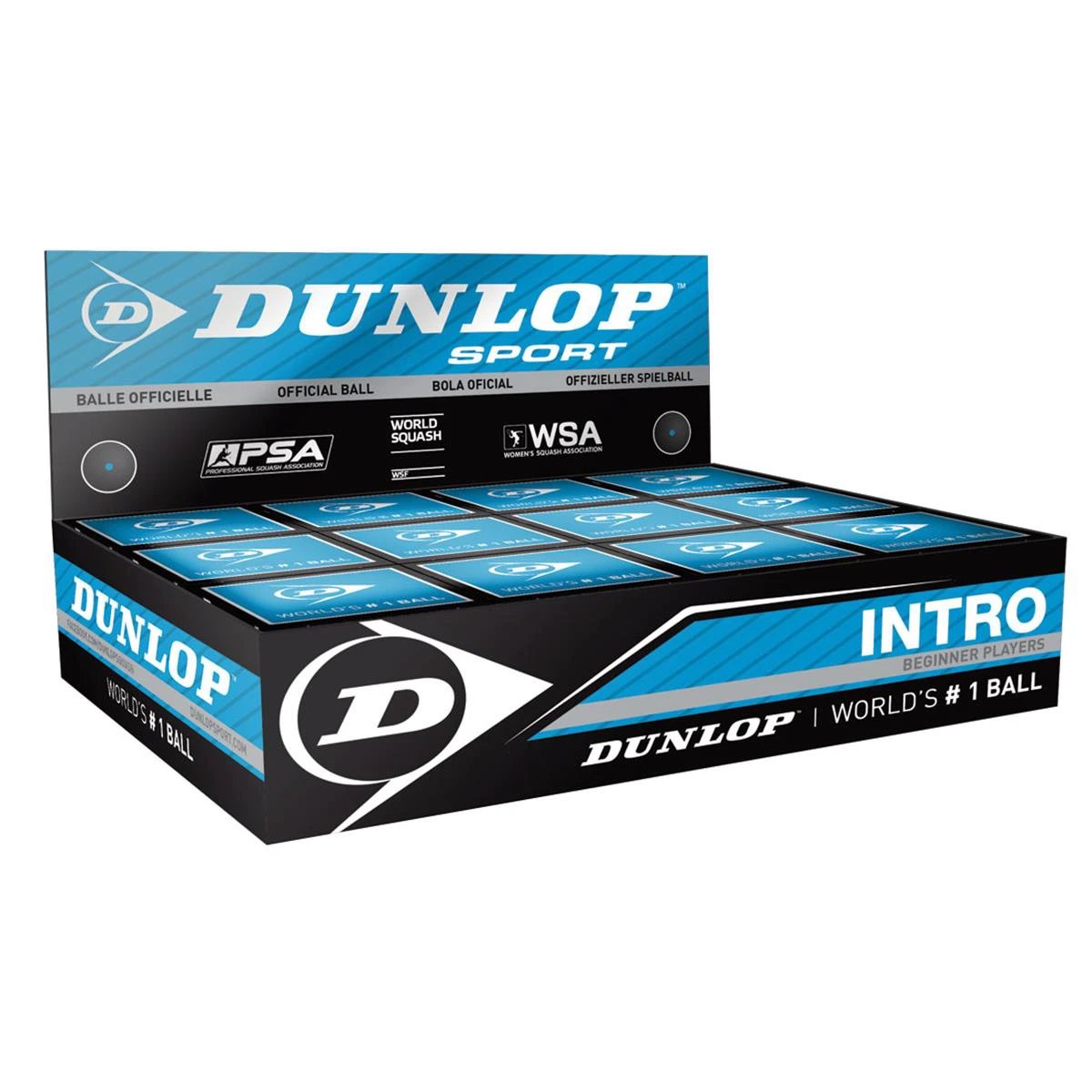 Dunlop Intro Squash Ball x12 700105 Squash Ball Dunlop