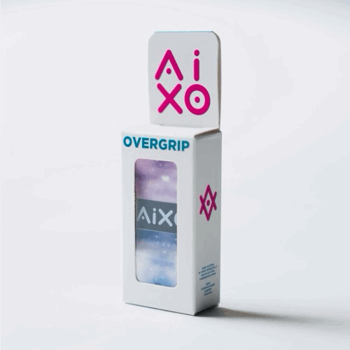 Aixo Checker Dry Overgrip Black & Yellow Overgrips Aixo