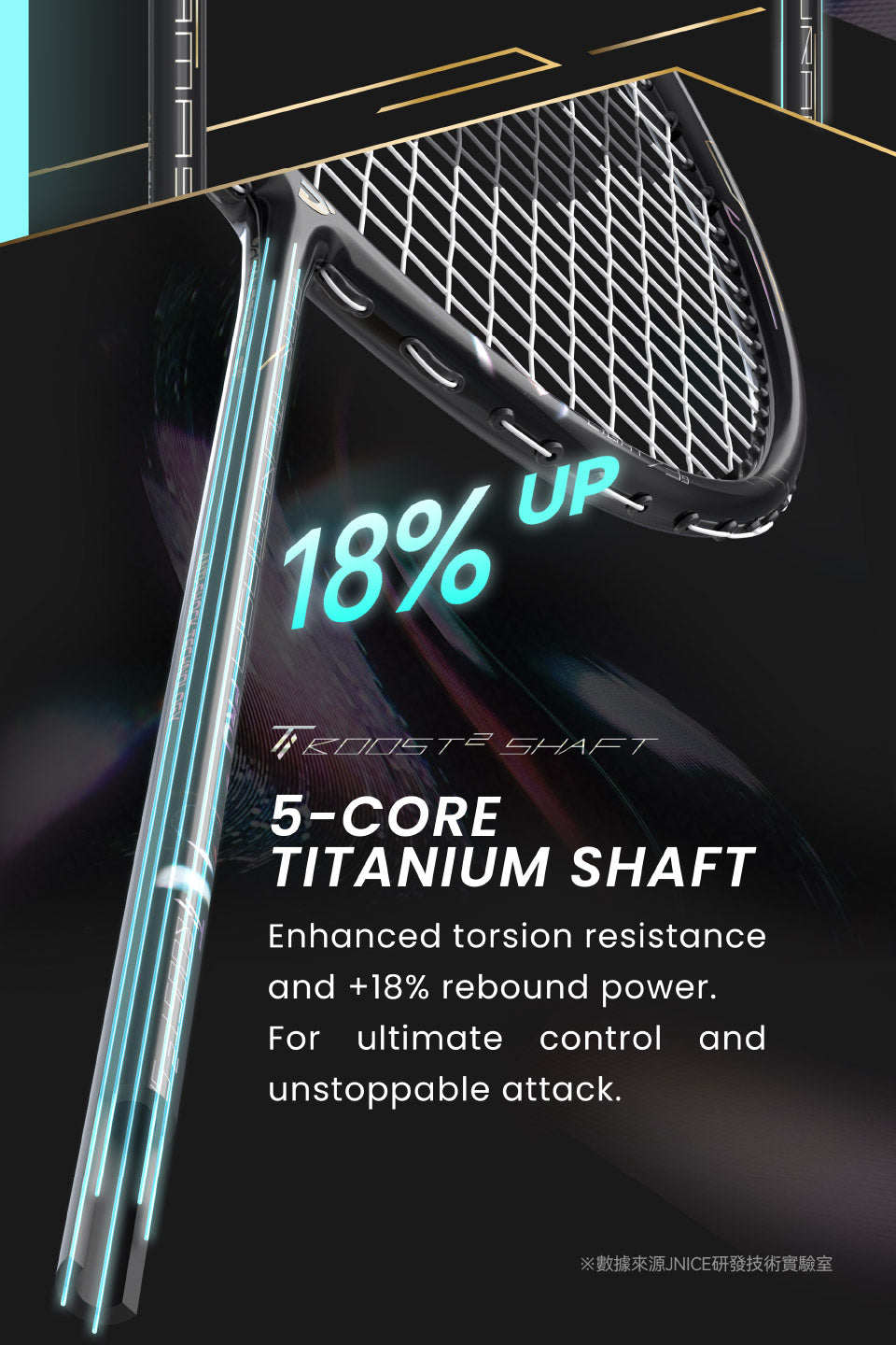 Jnice Air Muramasa Pro 5UG6 Badminton Racket Unstrung - Black Badminton Rackets JNICE