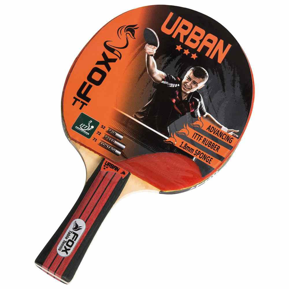 Fox Urban 3 Star Table Tennis Bat Accessories Fox