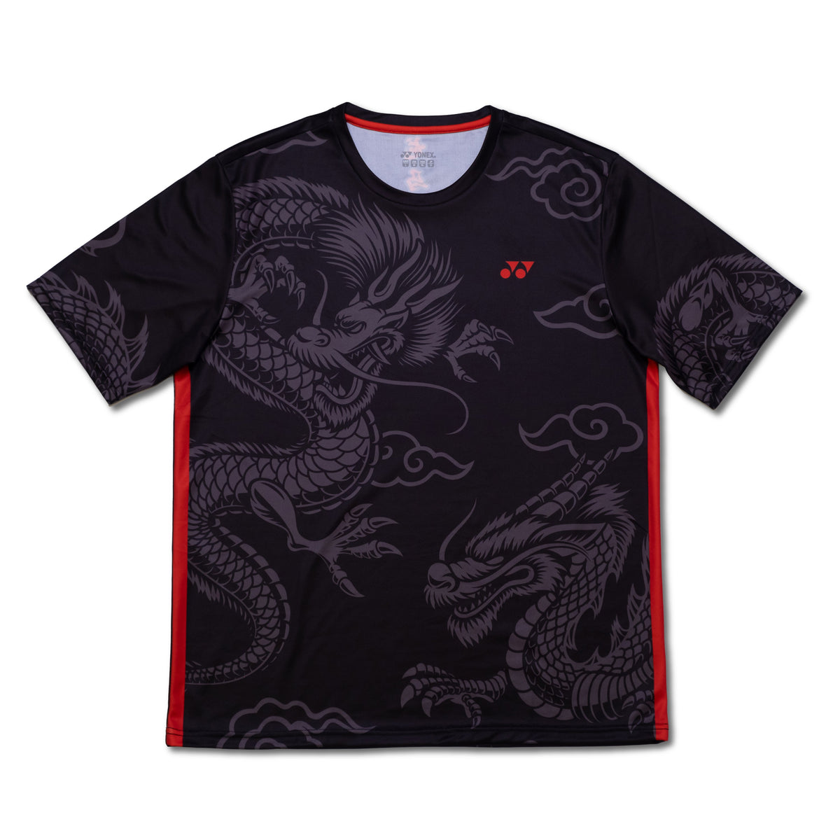 Yonex Fighting Dragons CNY2024 Training Shirt GTA Mens Black