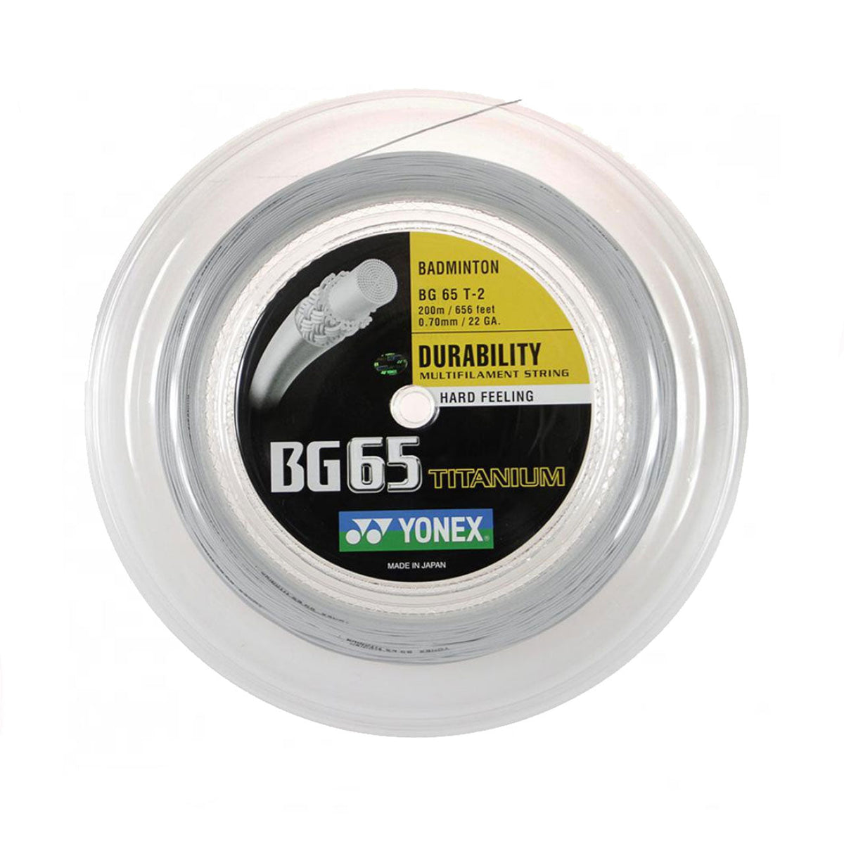 Yonex BG65 Ti String (200m Reel) White