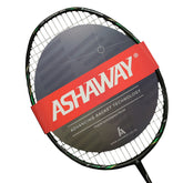 Ashaway Phantom X-Shadow Badminton Racket (Strung) - Black/Green Black Green 4UG2 Clearance Ashaway