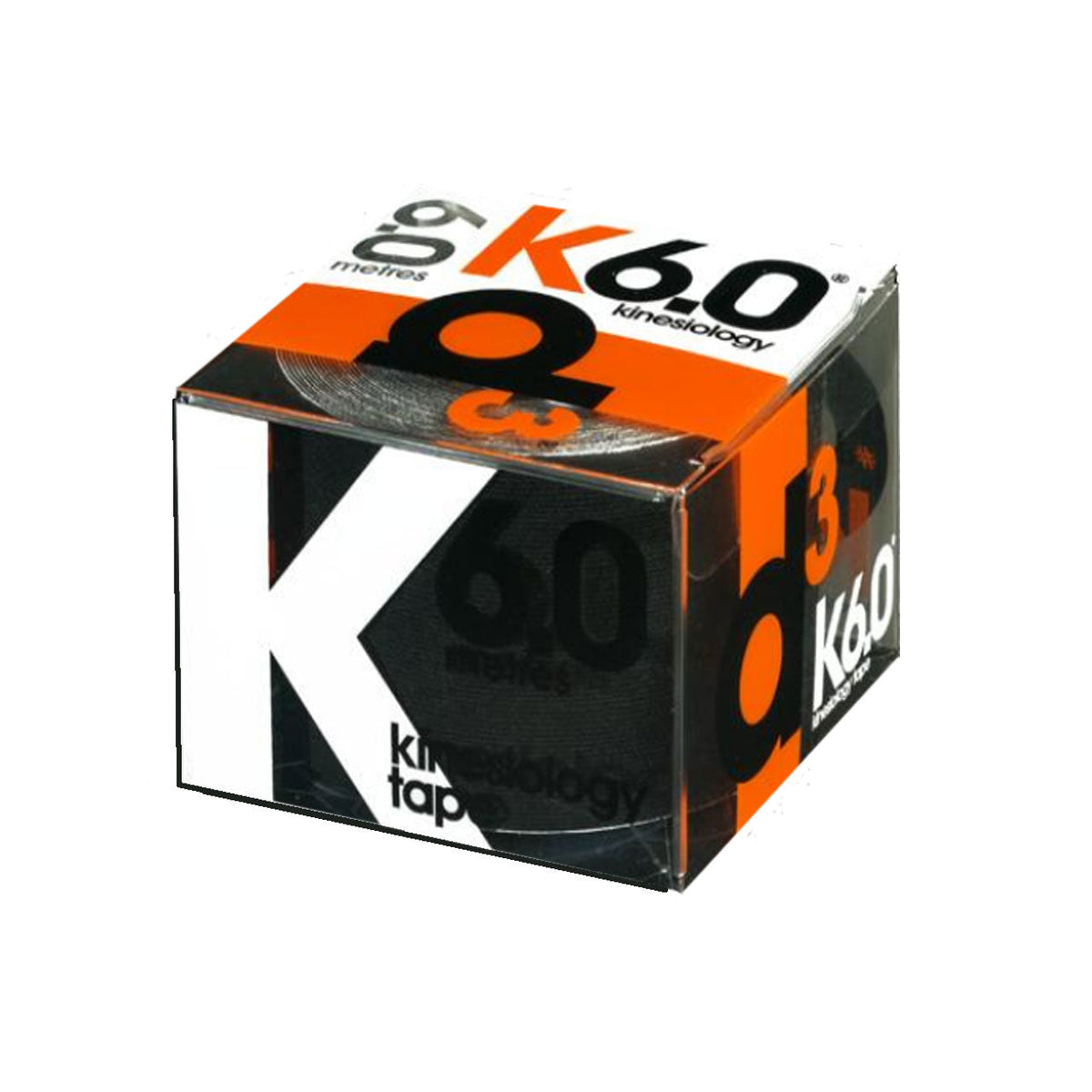 D3 K6.0 Kinesiology Tape (Black)