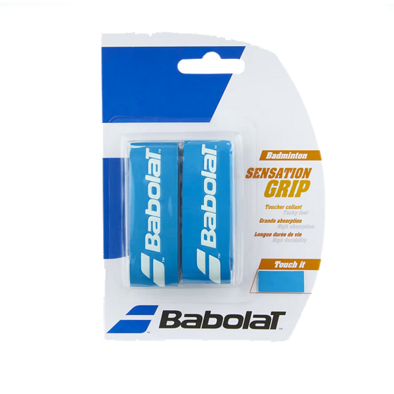 Babolat Sensation Grip (2 Pieces) Blue Clearance Babolat