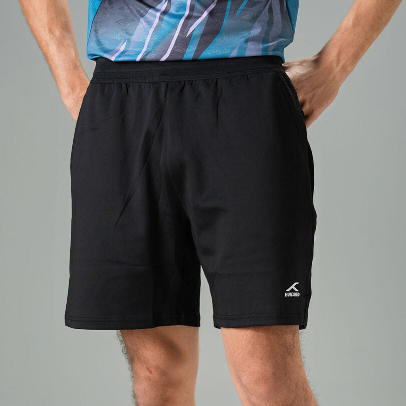Hundred Logo Badminton Shorts Men - Black