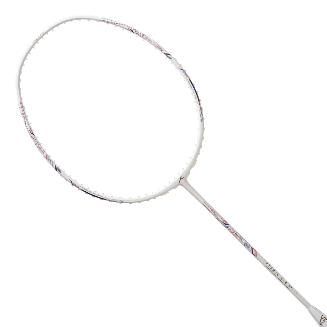Hundred Atomic Air 77 Badminton Racket - White/Navy Badminton Rackets Hundred