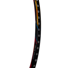 Hundred Atomic X 38 Power Badminton Racket - Black/Grey Badminton Rackets Hundred