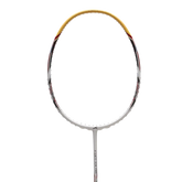 Hundred Atomic X 38 Power Badminton Racket - White/Gold White Gold 3U6 Badminton Rackets Hundred