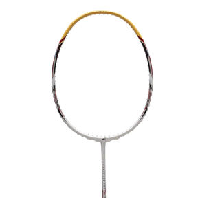 Hundred Atomic X 38 Power Badminton Racket - White/Gold White Gold 3U6 Badminton Rackets Hundred