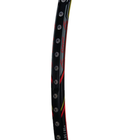 Hundred Atomic X 38 Power 3U Badminton Racket - Charcoal/Red
