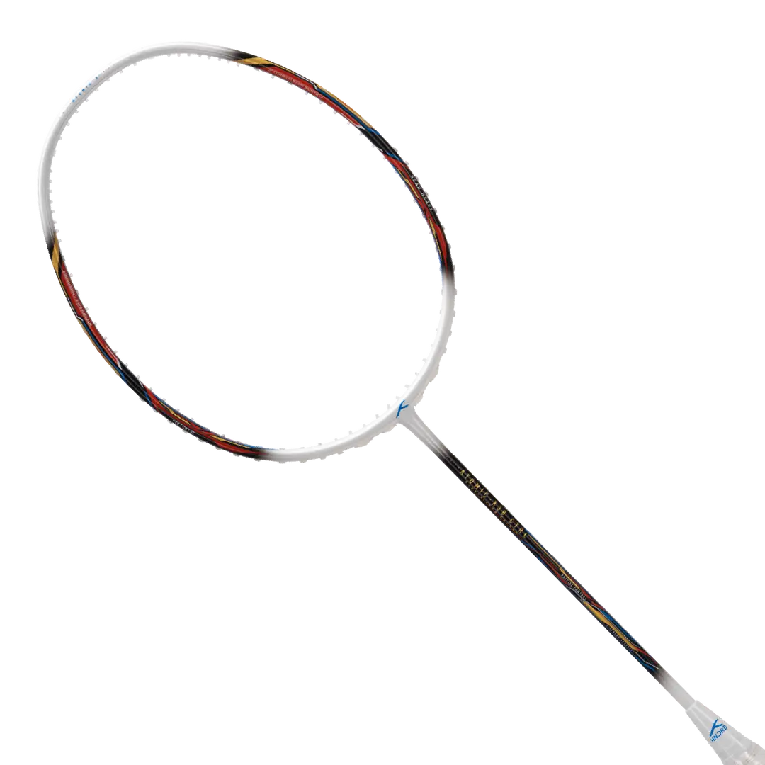 Hundred Atomic X 38 Control Badminton Racket - White/Black Badminton Rackets Hundred