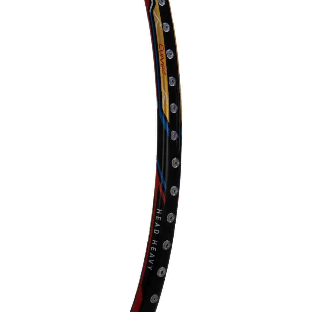 Hundred Atomic X 38 Control Badminton Racket - White/Black Badminton Rackets Hundred