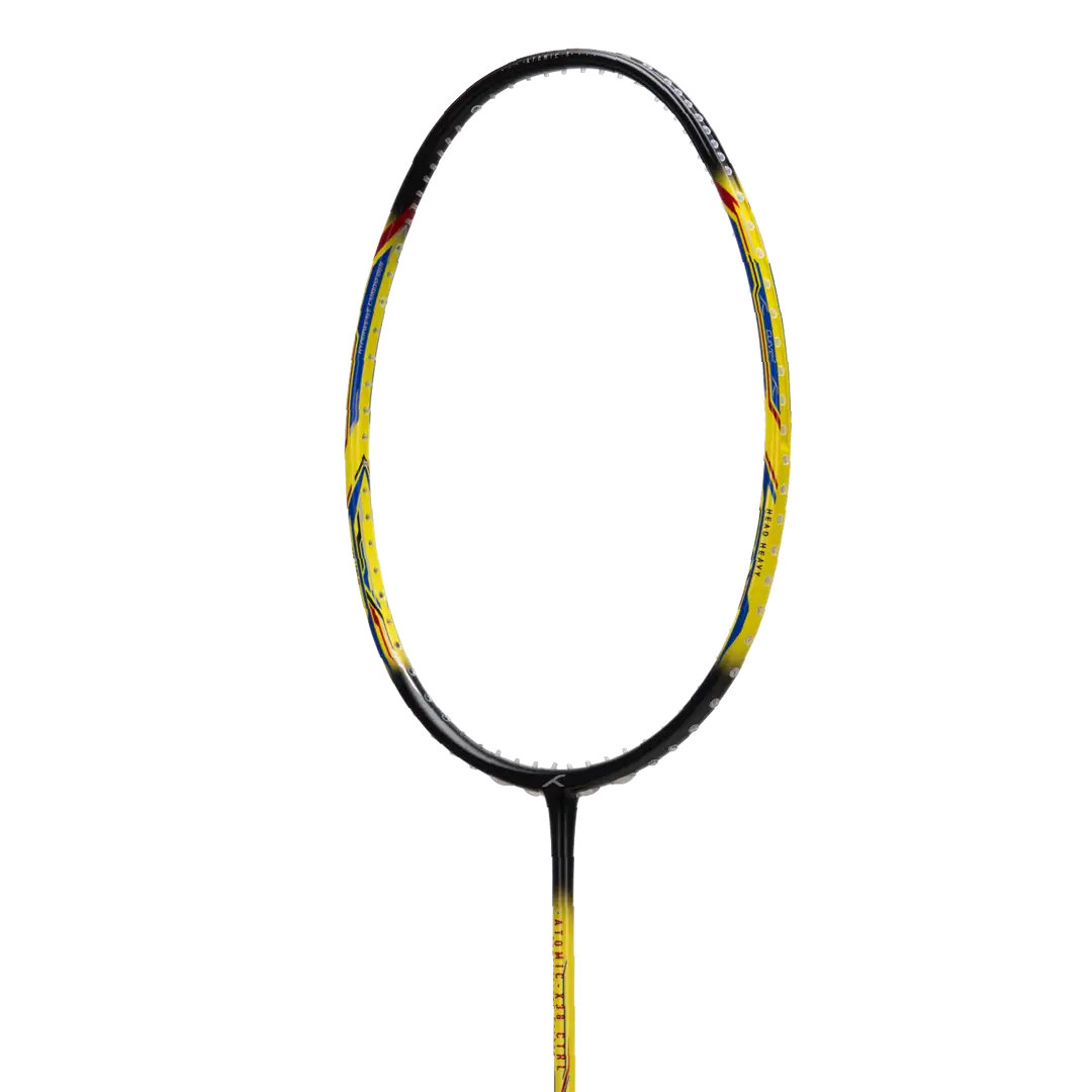 Hundred Atomic X 38 Control Badminton Racket - Black/Lime Badminton Rackets Hundred