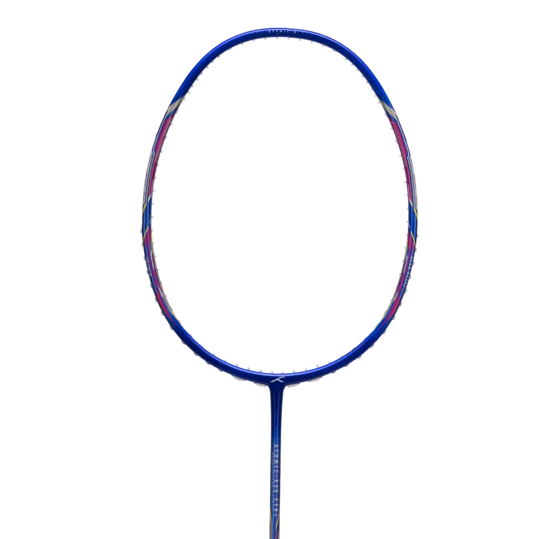 Hundred Atomic X 38 Control Badminton Racket - Navy/Blue Navy Blue 4U6 Badminton Rackets Hundred