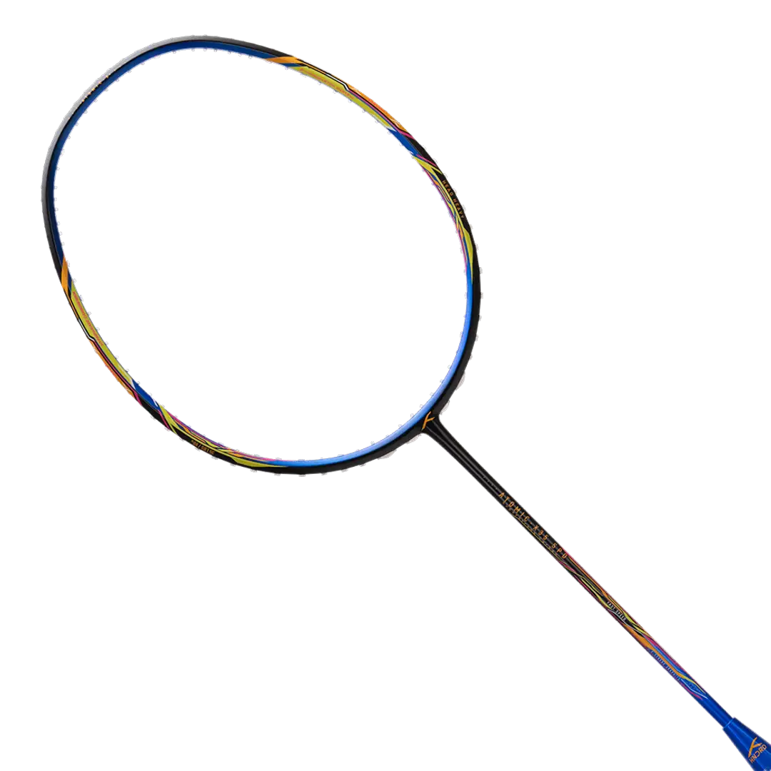 Hundred Atomic X 35 Speed Badminton Racket - Black/Blue Badminton Rackets Hundred