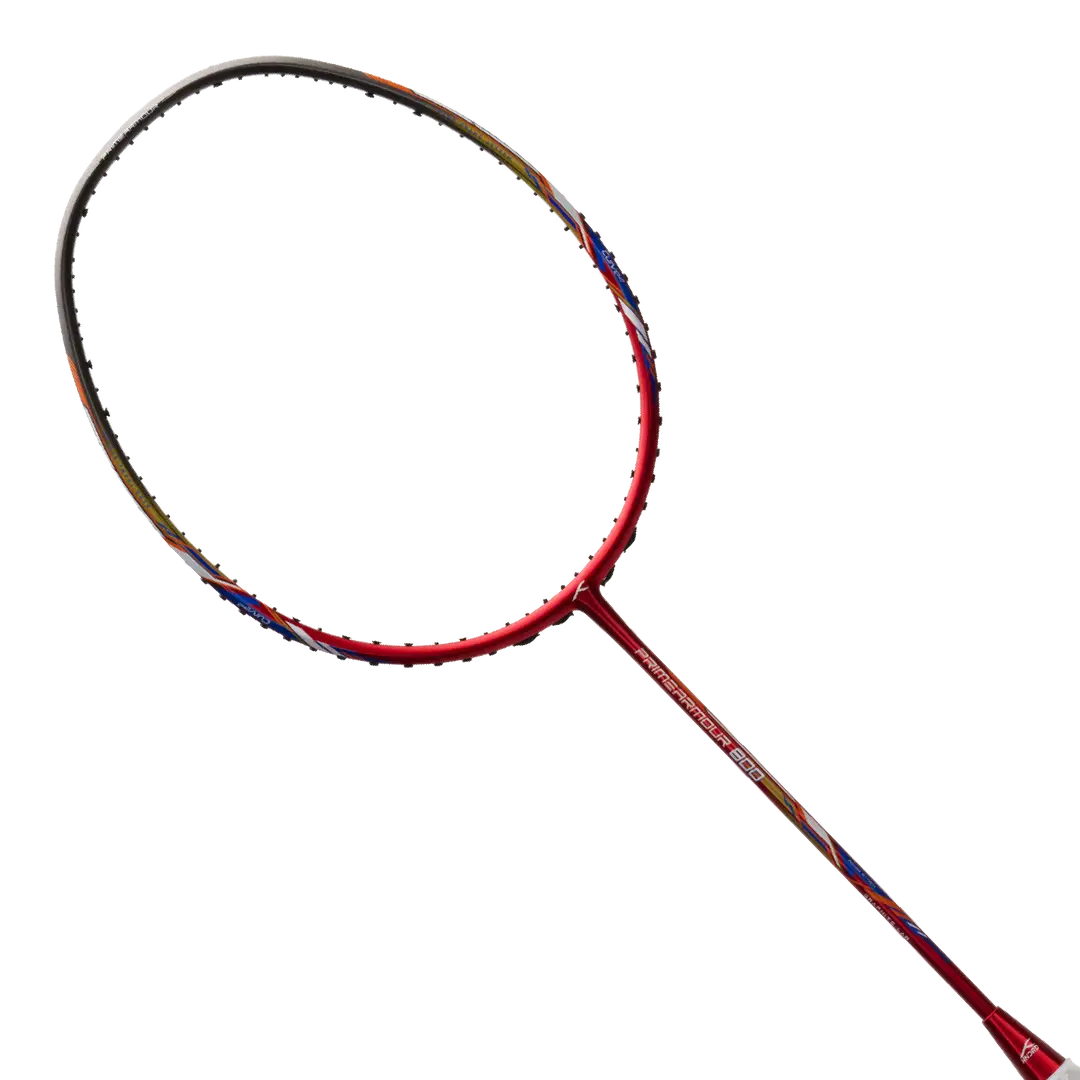 Hundred Primearmour 800 Badminton Racket - Red/Grey Badminton Rackets Hundred
