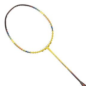 Hundred N-Ergy 80 4U Badminton Racket - Lime/Dark Grey