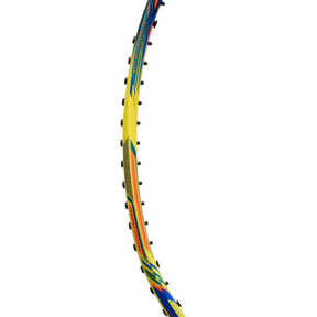 Hundred N-Ergy 80 4U Badminton Racket - Lime/Dark Grey
