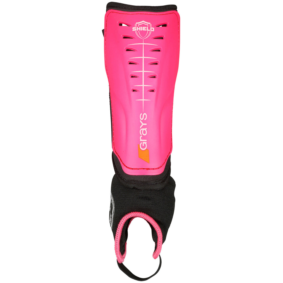 Grays Shield Hockey Shin Guard FLUO PINK BLACK Shin Guards Grays