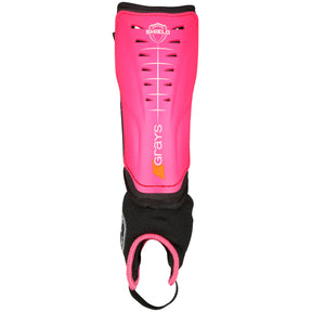 Grays Shield Hockey Shin Guard FLUO PINK BLACK Shin Guards Grays