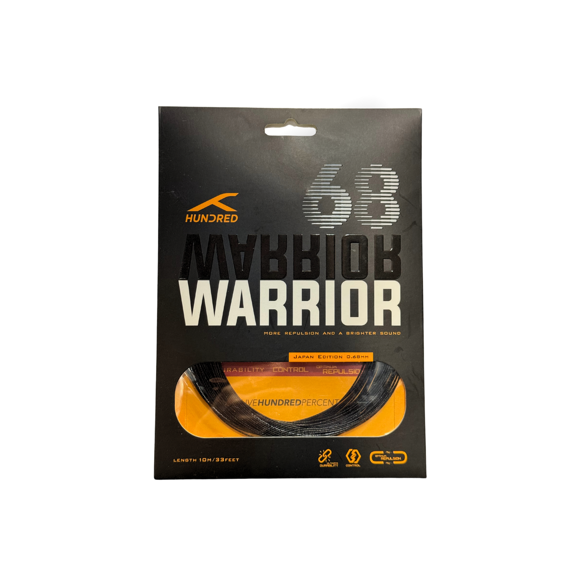 Hundred 68 Warrior Badminton String (0.68mm) - Sorbet Lime