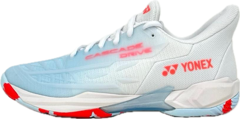 Yonex Cascade Drive 2 Badminton Shoes Unisex (White/Water Blue)