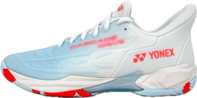 Yonex Cascade Drive 2 Badminton Shoes Unisex (White/Water Blue)