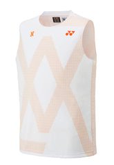 [Pre-Order]Yonex VA (10687YX) Sleeveless Top Men (Flash Orange) - VA - Viktor Axelsen Collection