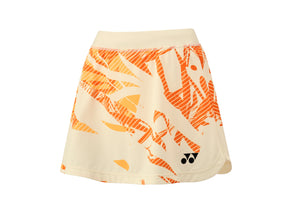 Yonex Team China (26157YX) Skirt with Inner Shorts Women (Cream) Made in JAPAN