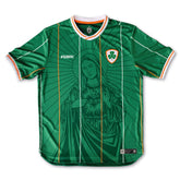 Asphalt Social Klub Ireland Mary home concept football shirt, green, front view