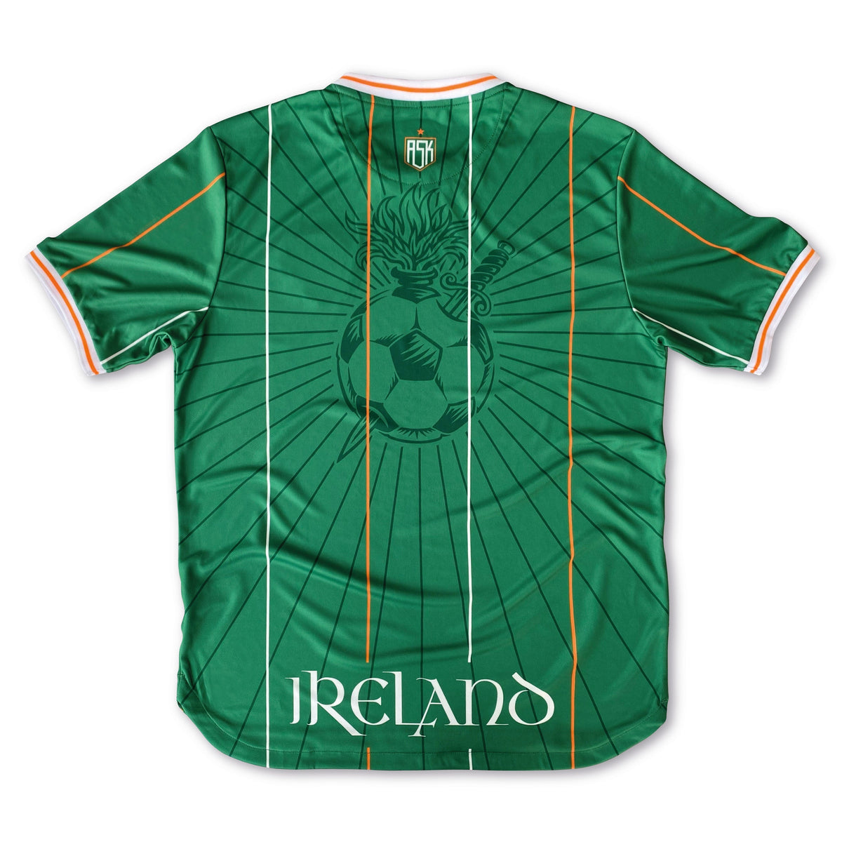 Asphalt Social Klub Ireland Mary Home Concept Football Shirt - Green Football Shirt Asphalt Social Klub