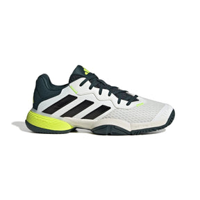 Adidas Barricade Tennis Shoes Kids JH5126 Off White Core Black Aurora Ivy Tennis Shoes Adidas
